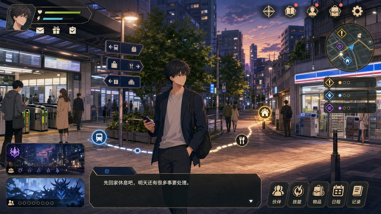 枫酱想回家 无战斗ADV 场景图 8