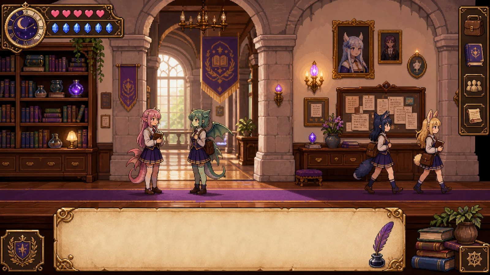 魔法兽娘学院MagicalMonster 魔法学院 实机截图 7